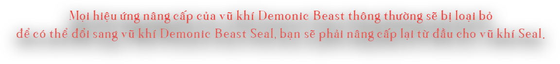 Mô tả cách nâng cấp QBZ-03-Knife Demonic Beast SEAL